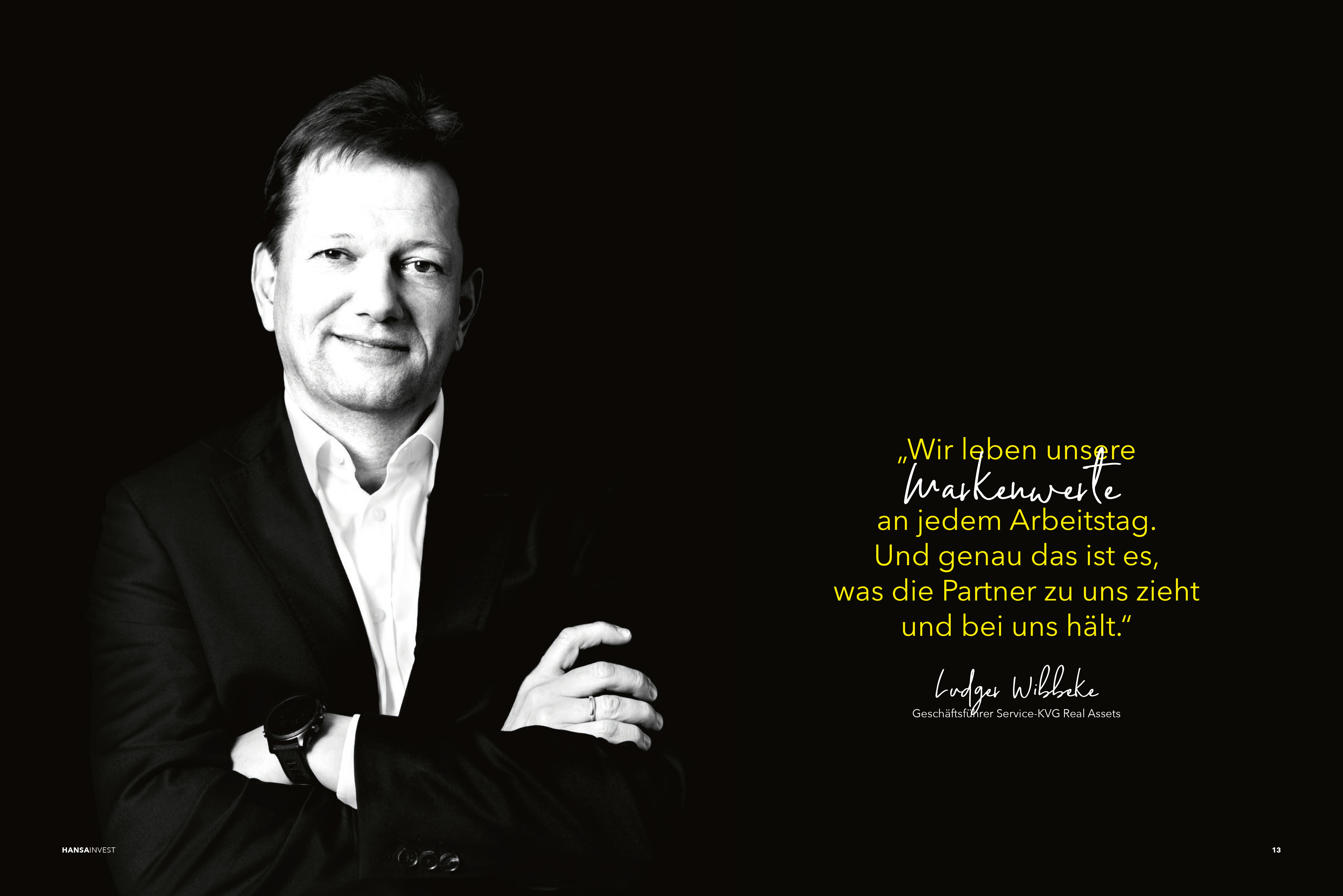 Portraitserie für HANSAINVEST